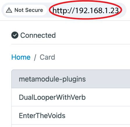 Browser Wifi IP