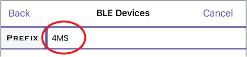 ESP BLE prefix