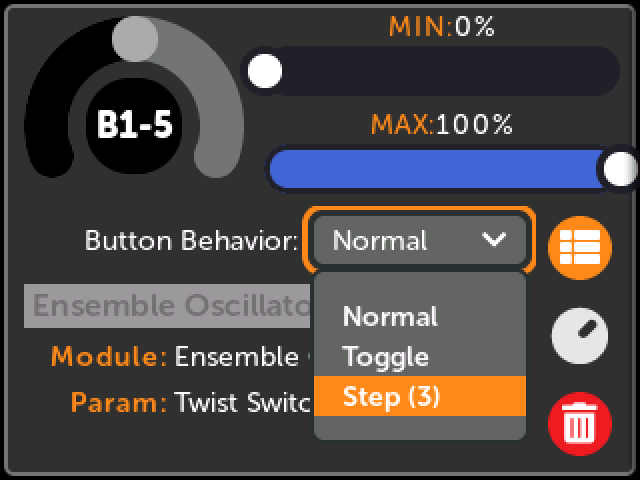 Button Behavior
